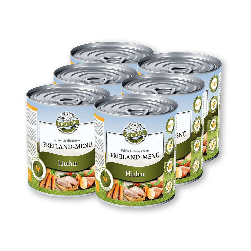 Bellfor Hundefutter Nass mit Huhn Freiland-Menü – Image 2