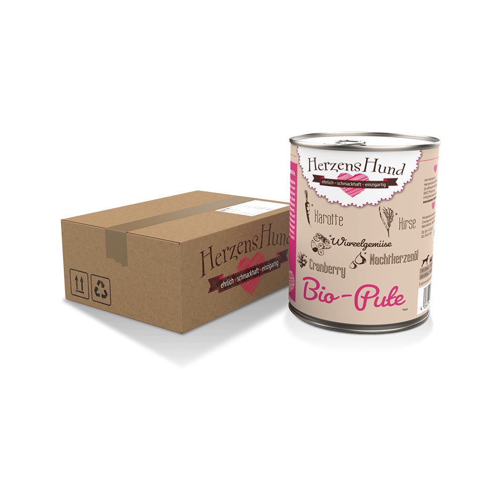 HerzensHund Bio-Pute mit Bio-Gemüse für Hunde – Image 2